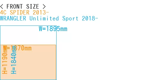 #4C SPIDER 2013- + WRANGLER Unlimited Sport 2018-